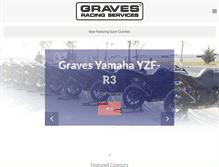 Tablet Screenshot of gravesracingservices.com